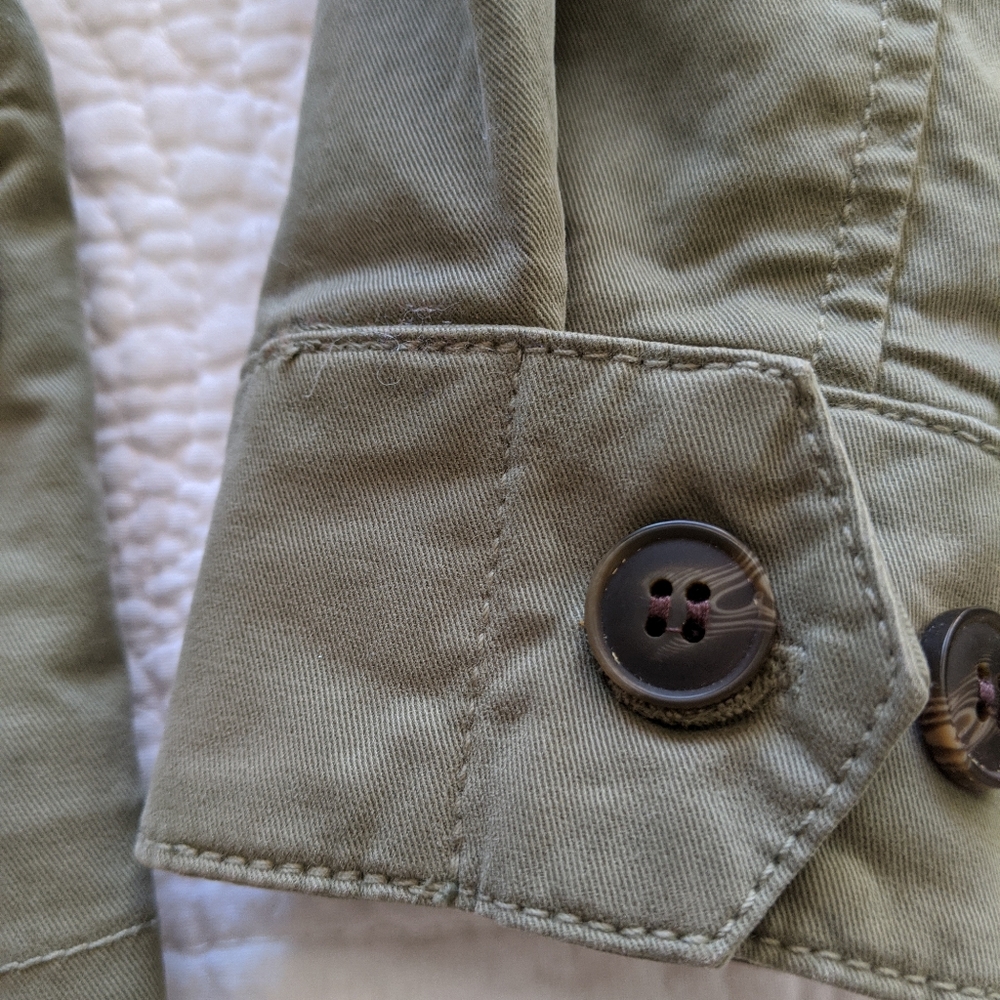 NEW Bonpoint green utility jacket: size 6 (unisex) - Picture 5 of 8